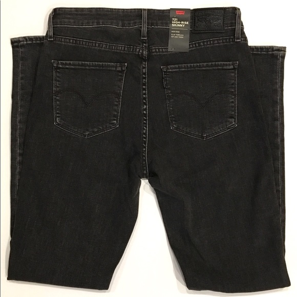 Levi’s 721 Premium Sculpt Hi Rise Skinny 30 black - Picture 5 of 5